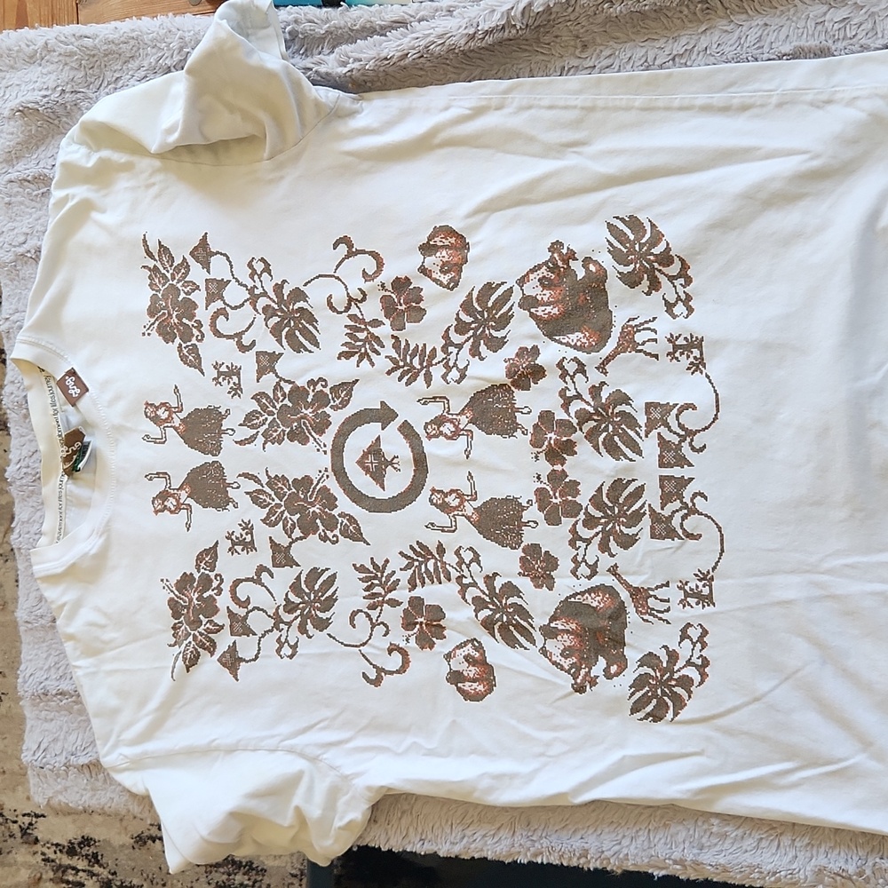 LNG large mens t-shirt hula girls design!